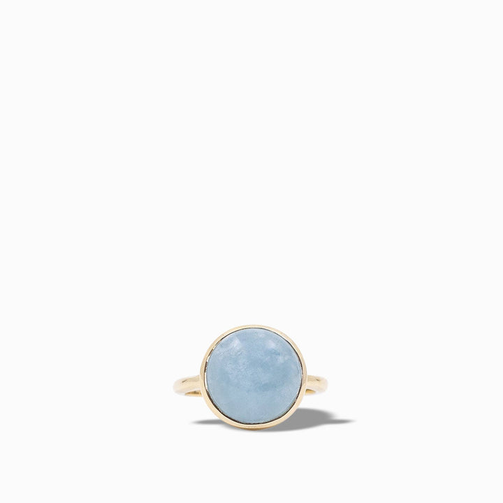 Rainbow Ring in Opaque Aquamarine